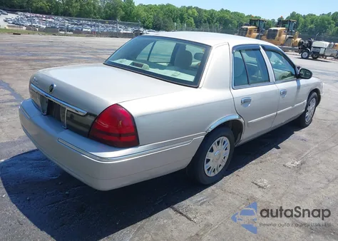 2008 Mercury Grand Marquis Gs from USA, damaged, VIN 2MEFM74V58X630122